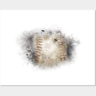 Distressed Baseball Posters and Art